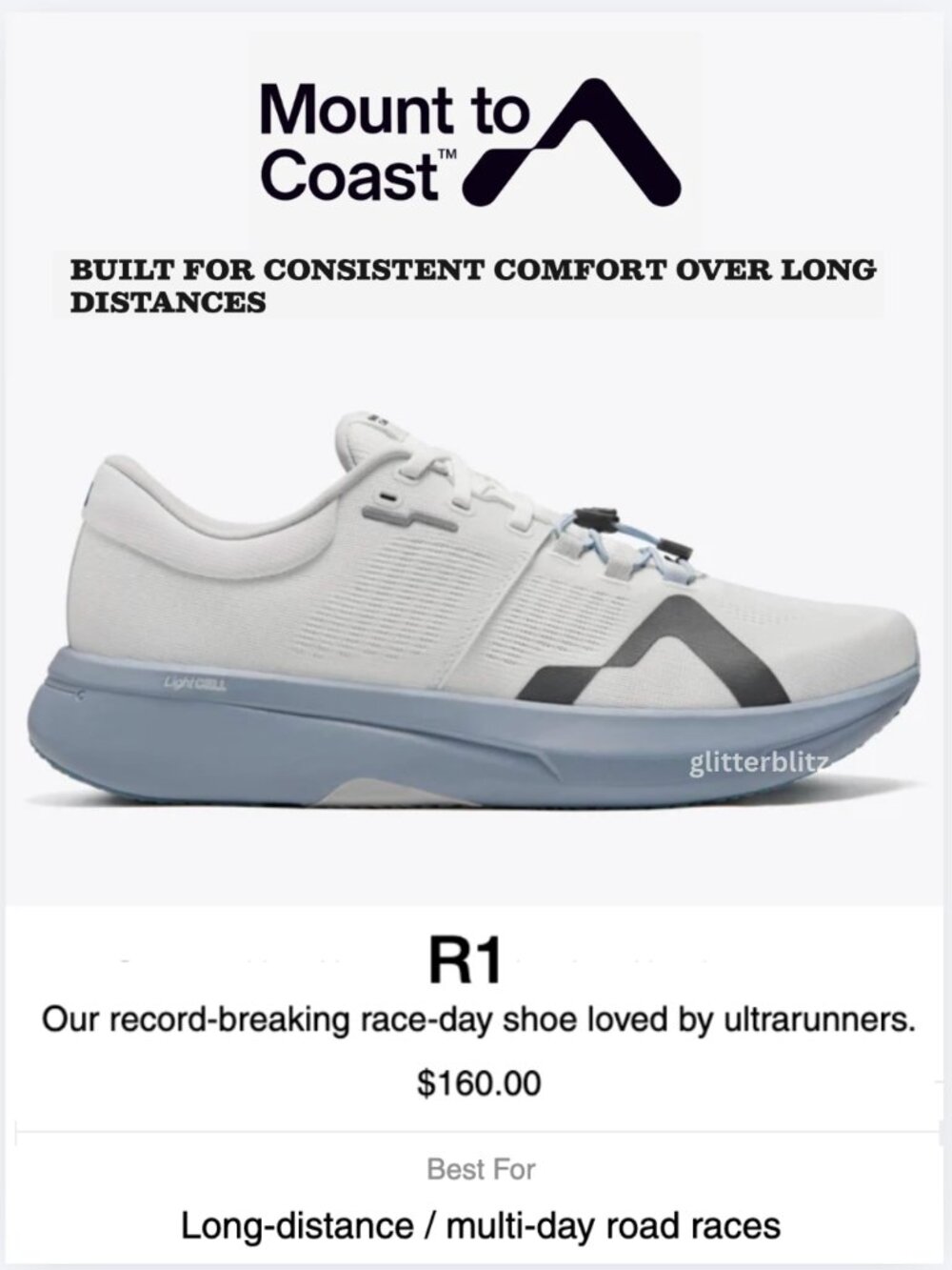 Mount to Coast R1 Twilight Runnig Sneaker Womens Size 8.5 NWT